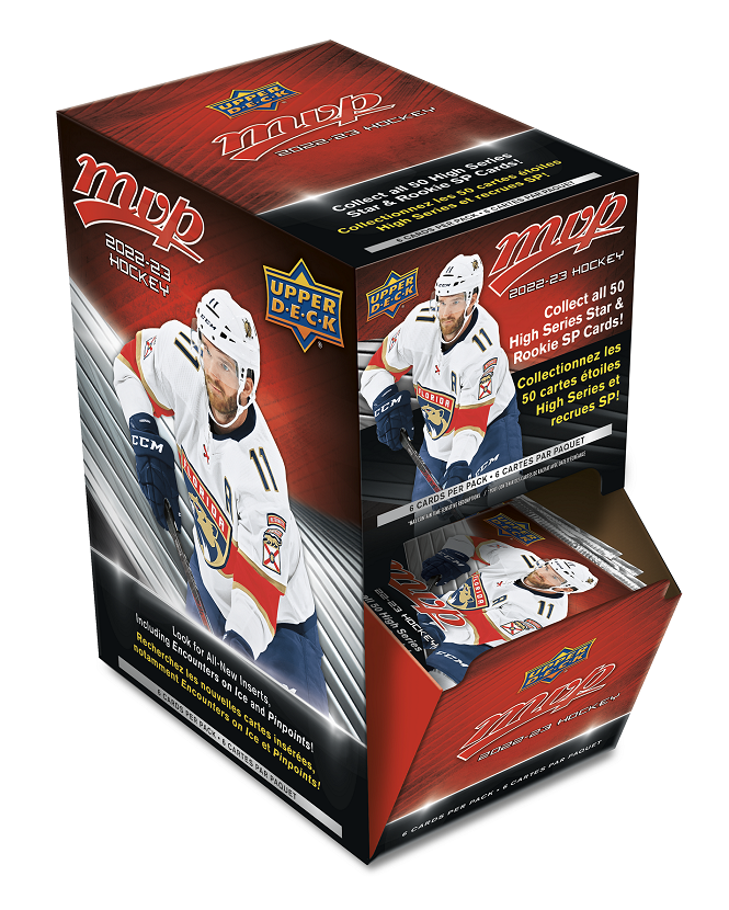 2022-23 UD MVP Hockey Gravity Feed Box